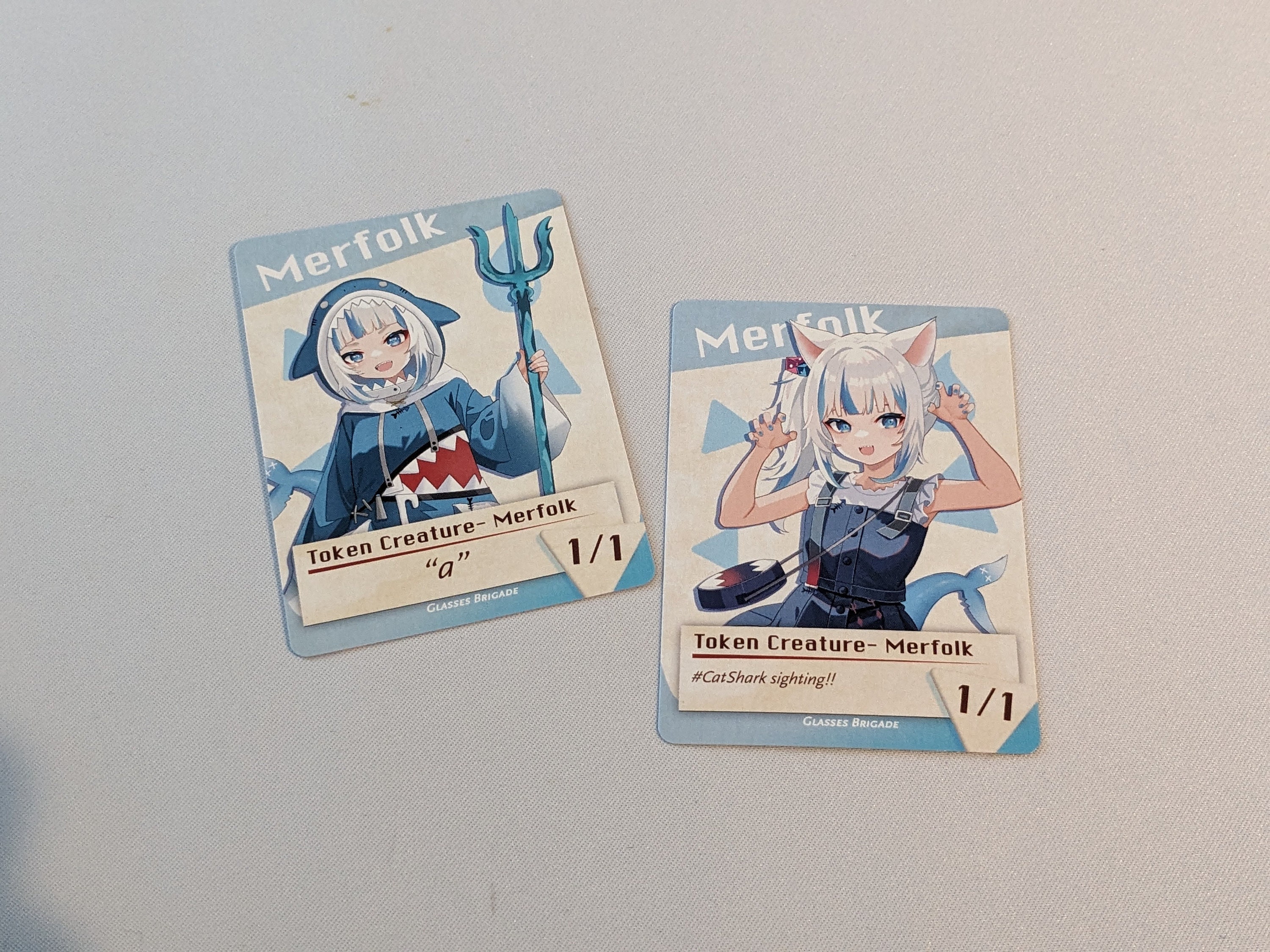 MTG Tokens X Hololive Vtubers - 18 Types- Pair of Cards - Etsy Canada