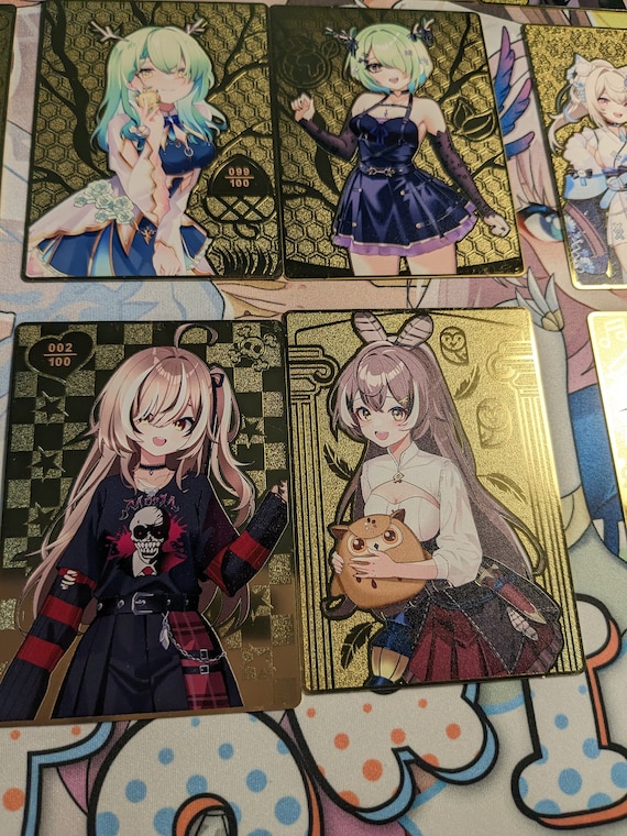 高級素材使用ブランド Gold Mumei Nanashi - Center Field Mumei Card Etsy - TCG Hololive 財布・ケース・小物入れ