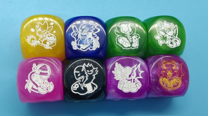 DTCG Waifu Dice BIG 22mm Dice image 2