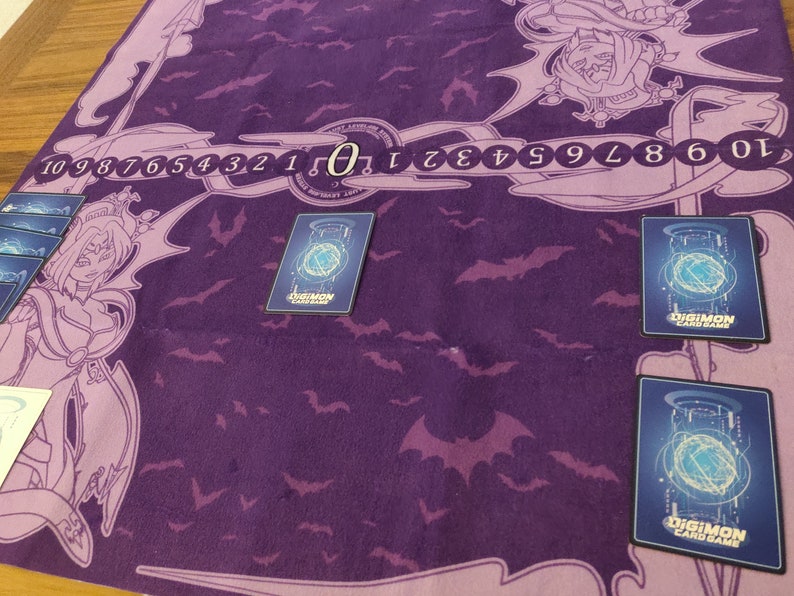 Lilithmon Cloth 2 Player Playmat Etsy