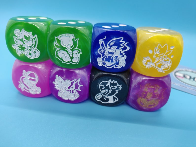 DTCG Waifu Dice BIG 22mm Dice All 8