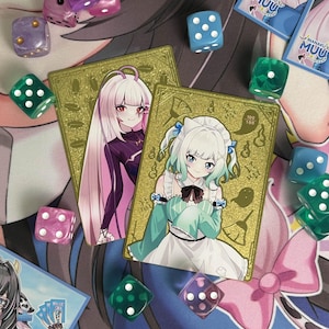 Maid Mint and Matara Kan Field Center - Gold Metal Limited TCG Card