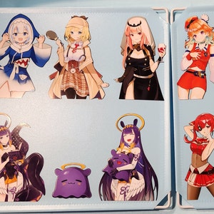 Hololive Myth Vinyl 5in Decals