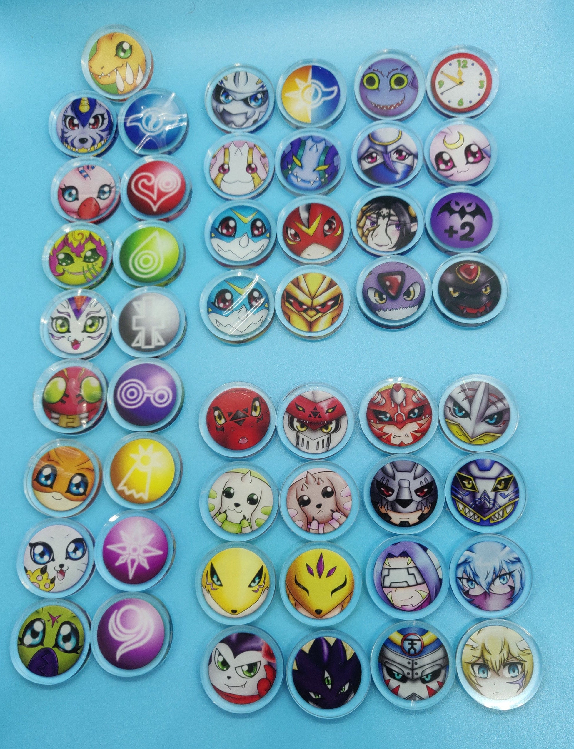 Digimon TCG - Circle Flip Markers