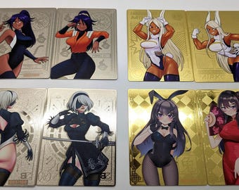 Strong Anime Waifus - Gold Metal Limited TCG-kaart