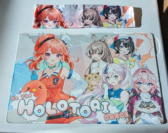 Hololive Advent, Gamers, HOLOTORI Playmats (With Storage Pouch) TCG Supplies