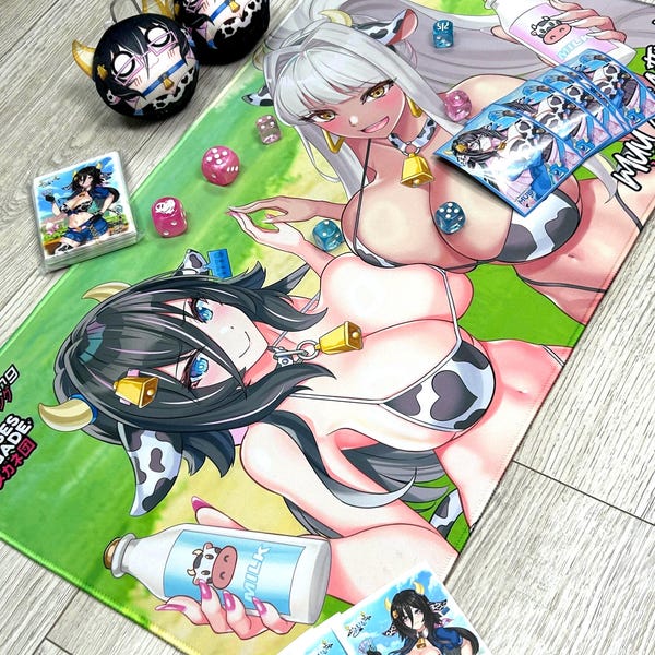 Muu and Caitlyn Milk Lovers Playmat