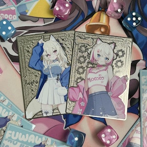 Fuwamoco Casual Field Center - Silver Metal Limited TCG Card