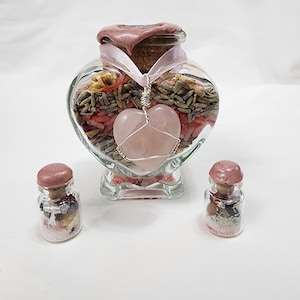 Self love spell jar ~ Bottled Magic ~ Intention Jar ~ Self acceptance ~ love spell