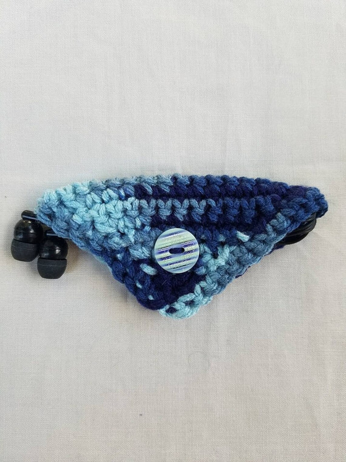 Crochet Cord Holder, Headphone Organizer, Earbud Organizer, Smartphone