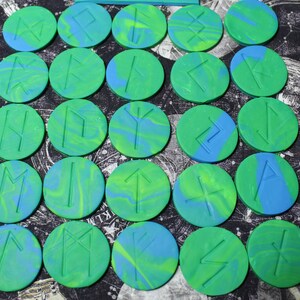 Clay runes ~ Nordic runes ~ elder futhark runes