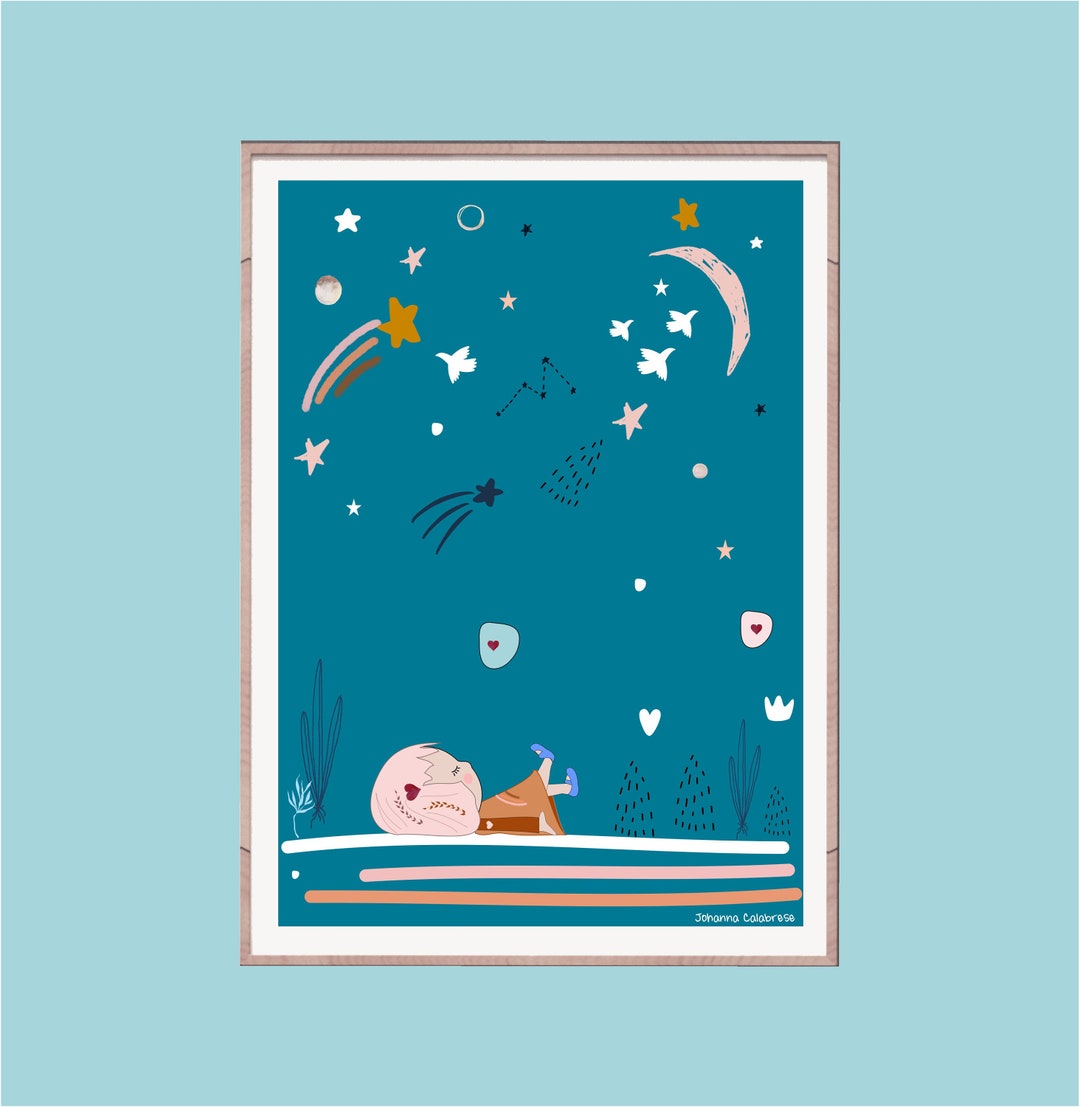 Girl Room Art Kid Wall Decor Room Decor Wall Art Kids Etsy