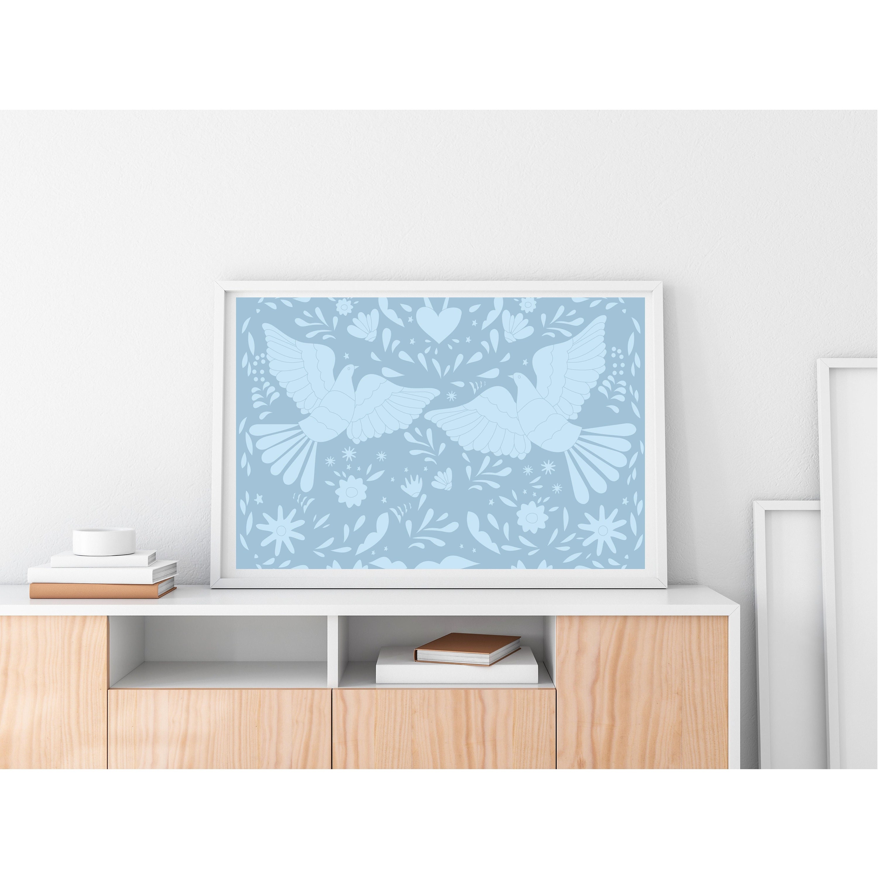 Mexican Art Print Otomi Wall Art Mexican Folk Art Otomi - Etsy