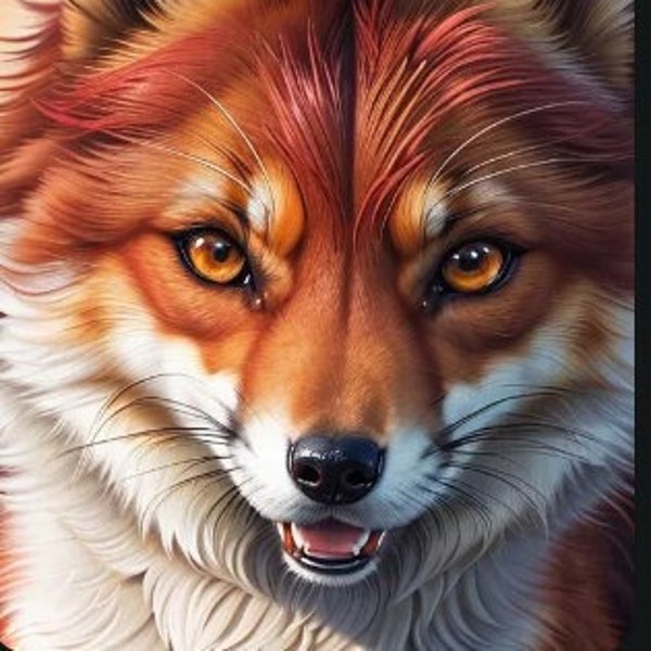 Male Pipe Fox Spirit Pet Companion Direct binding