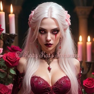 Vampire Seductress Spirit Companion: Eternal Beauty and Passion