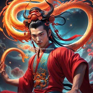 Nezha Male Chinese Immortal Spirit  Companion/ Direct Binding
