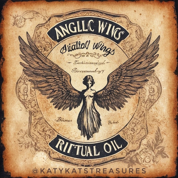 Angelic Wings Ritual Oil-Mood lifting, Angelic Connection, Healing