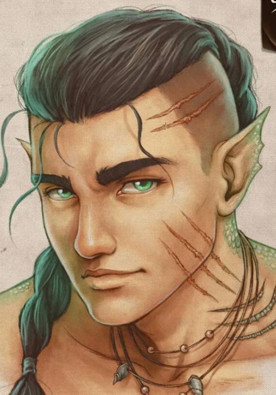Elven Ranger Portrait Male