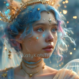 Tier 2 Starseed Spirit Companion – Penelope Vale | The Star-Crowned Dream Weaver