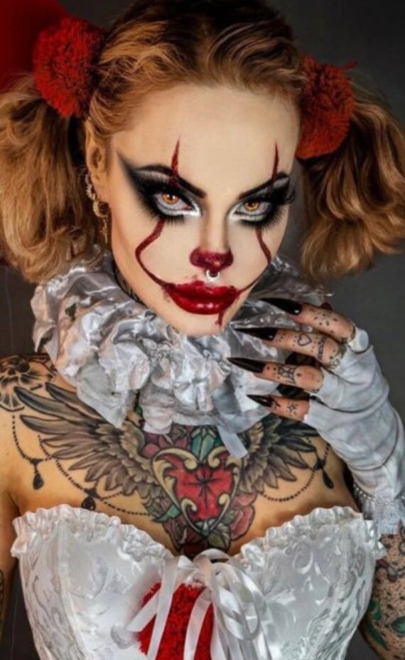 Comment faire le maquillage du clown Ça - Elle