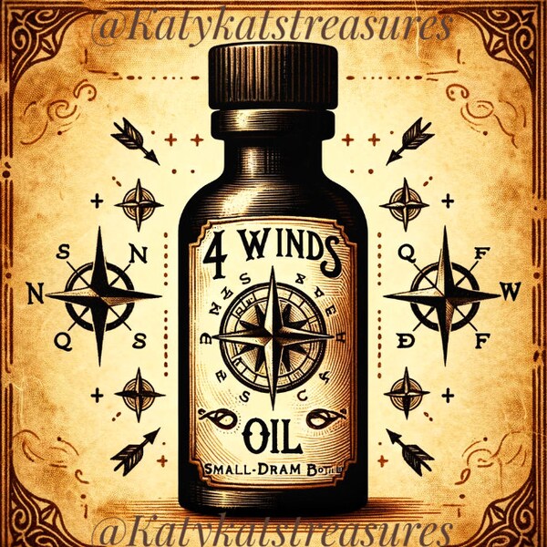 Four Wind's Ritual Oil-Clarity, Protection, Grounding, Emotional Healing
