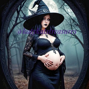 Mysti- 16 yrs. old Pregnant Teen Gothic  Dark Witch Spirit  Companion/ Direct Binding