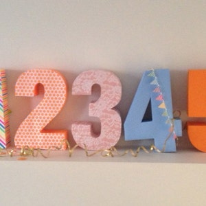 number 4 birthday printable 3d diy pinanta number four 4 etsy