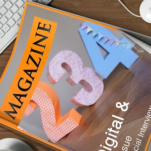 Printable template 3D number 3 download print out and decorate its that easy!