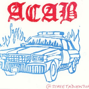 ACAB 3x3" Vinyl Sticker