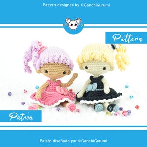 Lolita, lolita dress, crochet doll, amigurumi doll, lolita doll, amigurumi pattern, doll pattern, chibi doll, lolita fashion