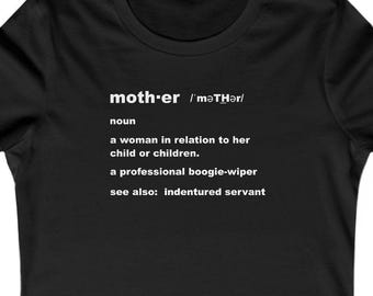 Koszulka Mother Definition | Prezent dla mamy | Prezent na Dzień Matki | Zabawna koszulka dla mam | Słodka koszulka dla mamy