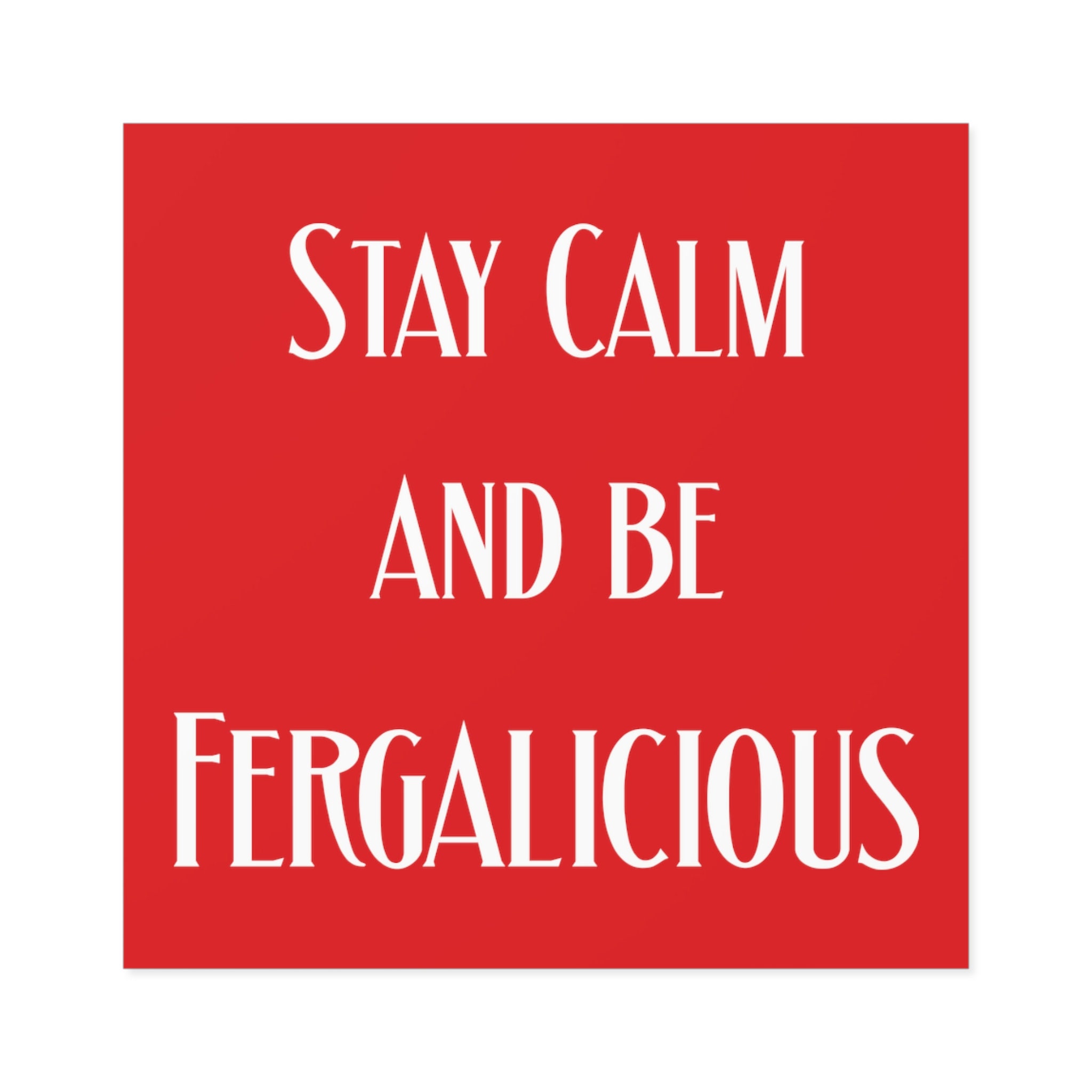 Fergalicious integrity hot sale