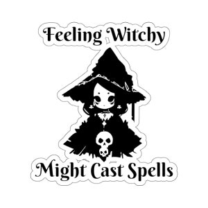 Naklejka Little Devils Cute Witch