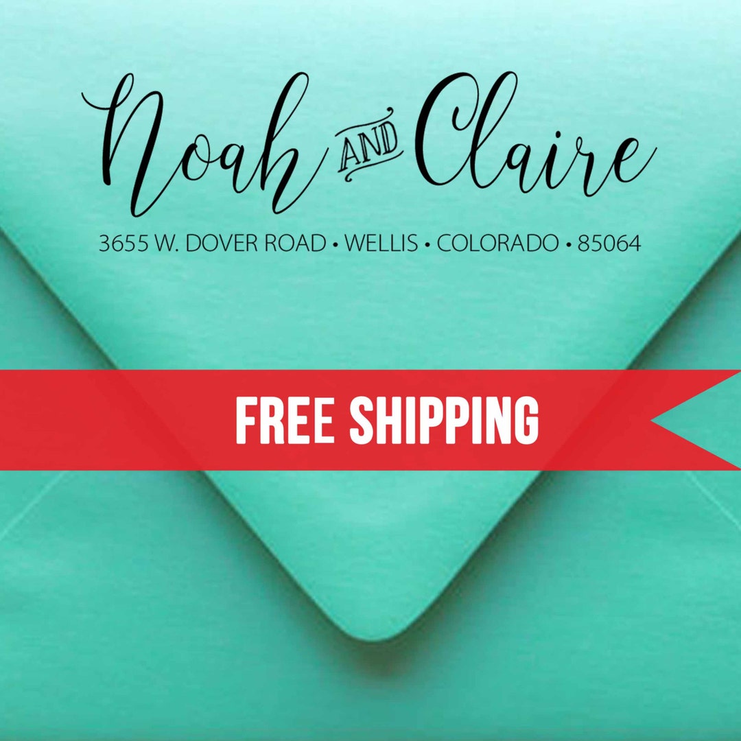 Custom Return Address Stampself Inkingpersonalized Stampwedding Gift