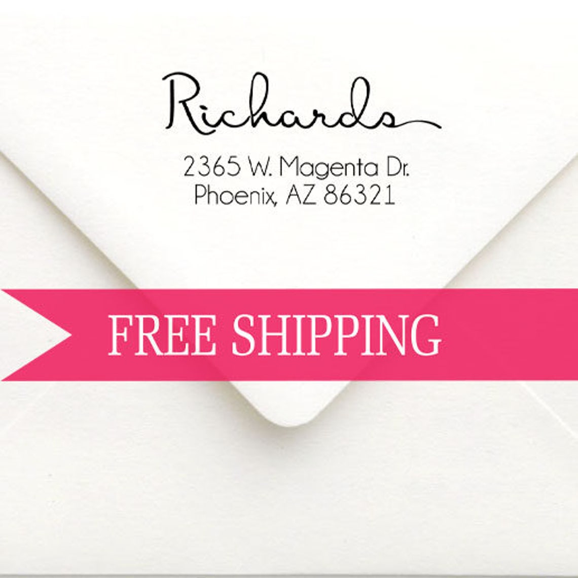 Custom Return Address Stampself Inkingpersonalized Etsy