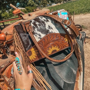 The Avery Concealed Carry Cowhide Purse, A Haute Southern Hyde by Beth Marie Exclusive