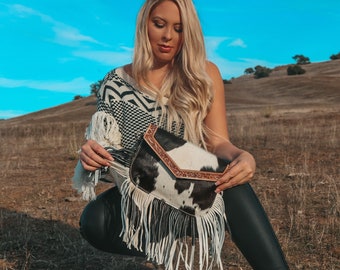 The Maria a Haute Southern Hyde by Beth Marie Exclusive Cowhide Purse