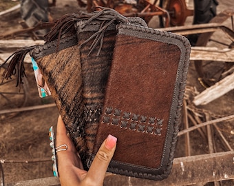 The Hazy Wesson (Brown Leather) Wallet a Haute Southern Hyde by Beth Marie Exclusive