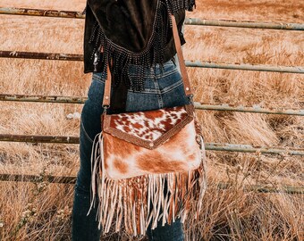 custom cowhide purses