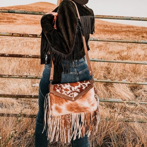 western cowhide purses