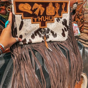 The Western Crossbody * Exact Cowhide * a Haute Southern Hyde by Beth Marie Exclusive