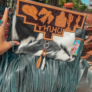 The Western *Exact Cowhide* Crossbody a Haute Southern Hyde by Beth Marie Exclusive