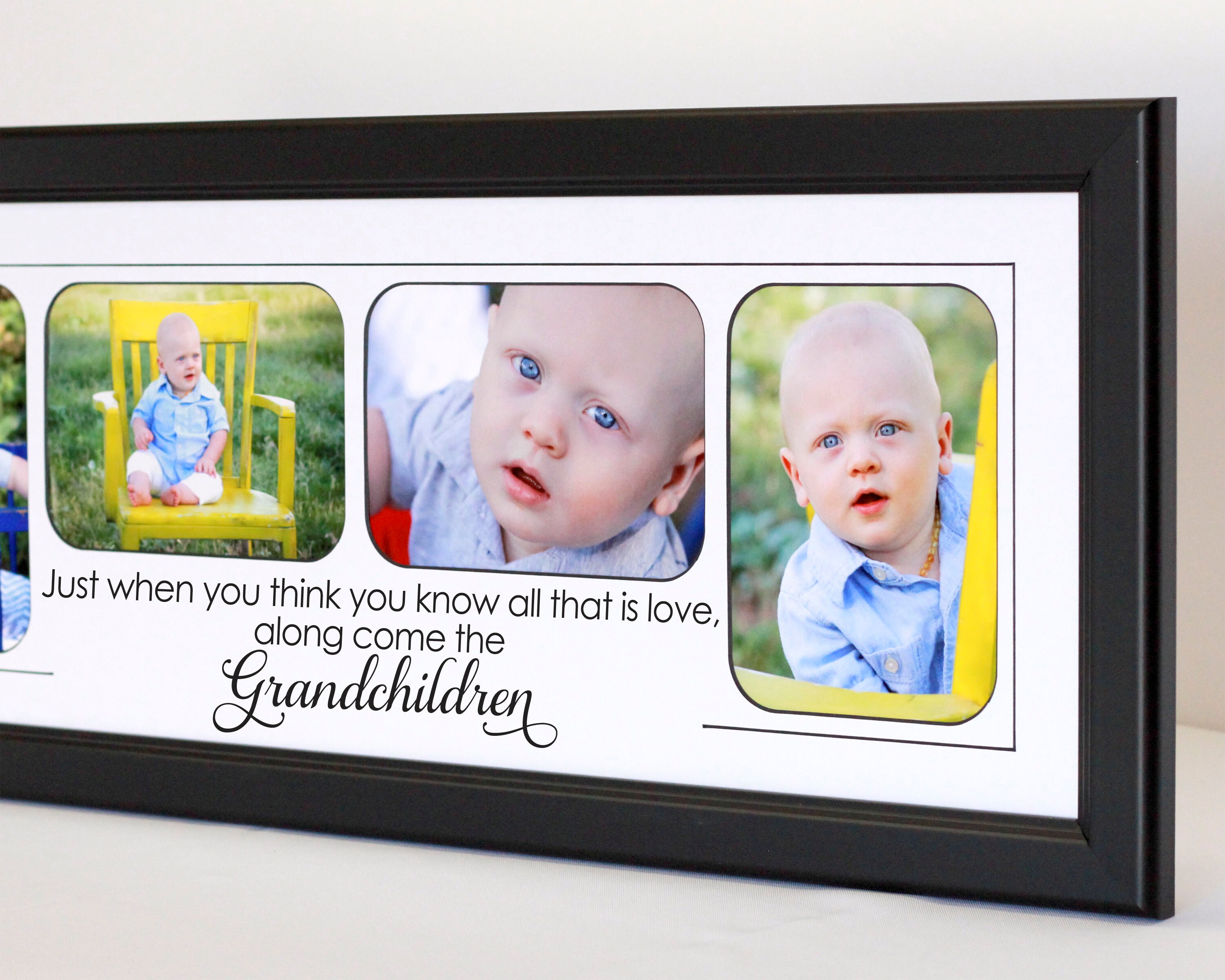 Personalized Picture Frame for Grandparents from Etsy