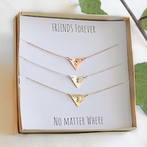 Friendship Necklace for 3, Necklace Set for 3 Sisters, Friendship Necklace Set, Best Friend Necklaces, Personalized Friendship Necklaces