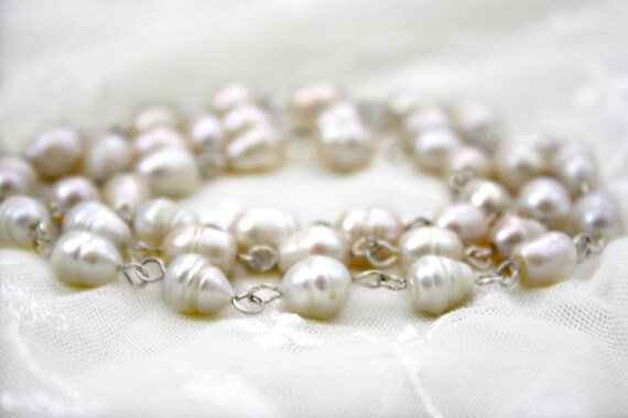 Perles De Culture D'eau Douce Baroques 8-9mm - Lot BK08 Pour Création Bijoux Ou Chapelet