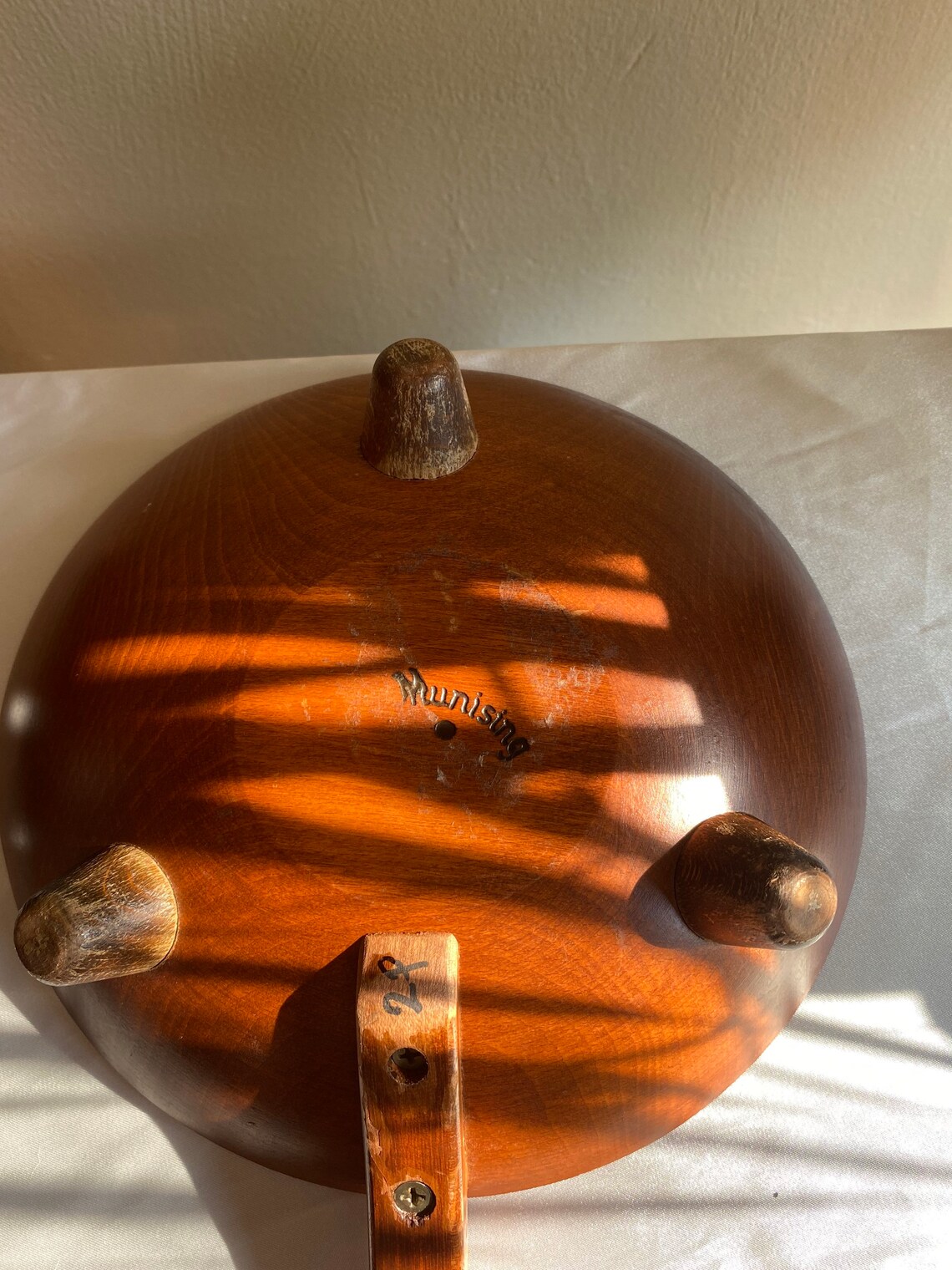 Wooden Munising Bowl with Handle 8.5 Etsy