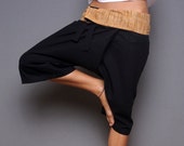 Unisex Fisherman Shorts, alternative fisherman pants, yoga pants, tai chi pants, women pants, men pants, hippie pants, khadi shorts