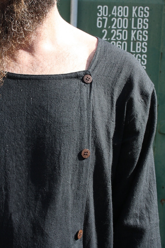 Side button shirt for men Clearance