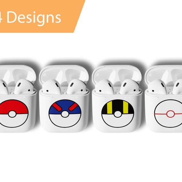 AirPod Case Skin Sticker - Pokeball Pokemon Go Airpods Wrap