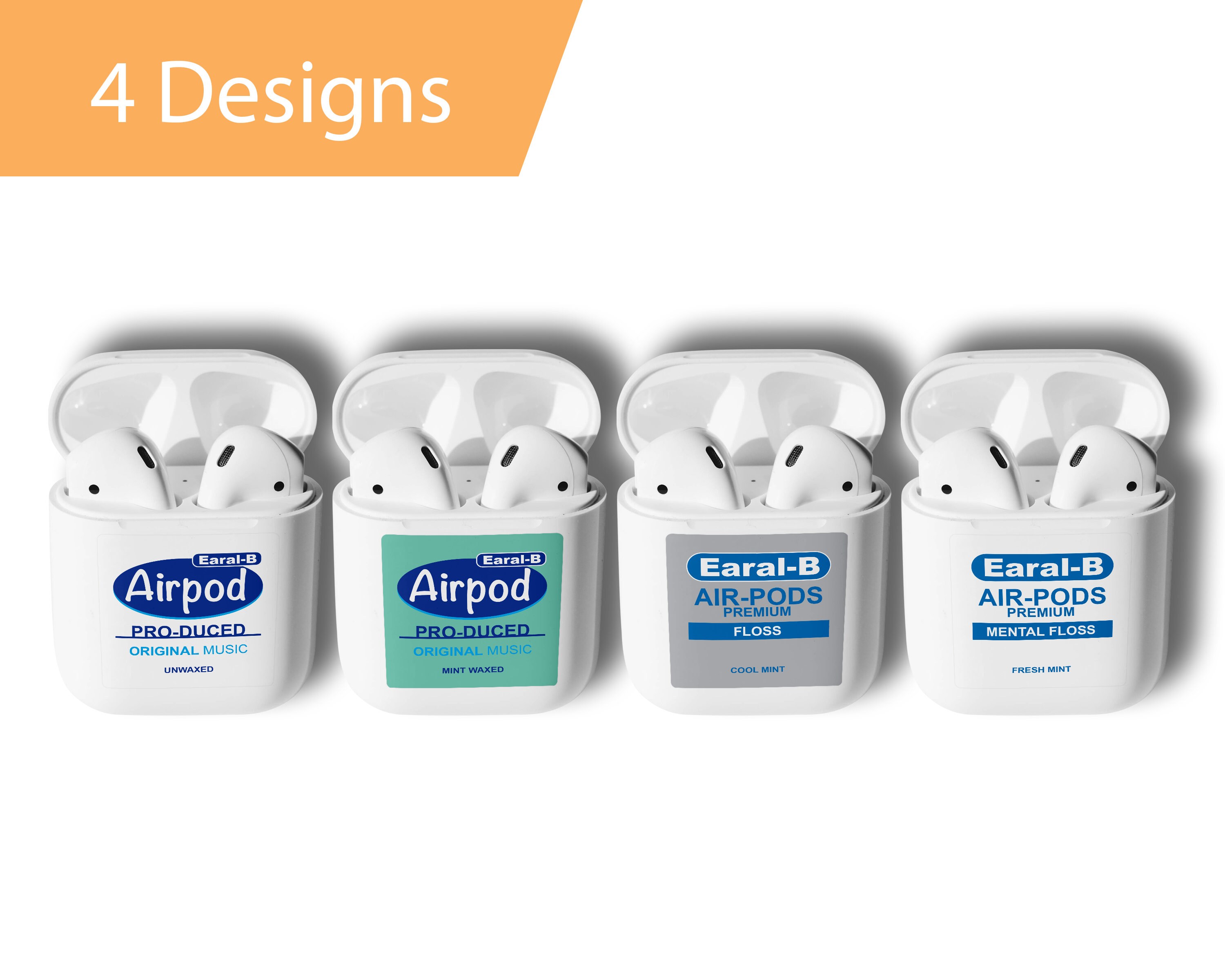 Download AirPod Case Skin Sticker - Dental Floss Disguise Airpods Wrap